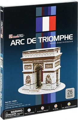 3D-пазл CubicFun Франция: Триумфальная арка C045h