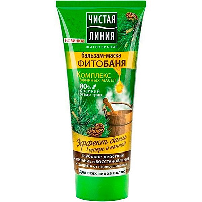 Бальзам-маска Чиста Лінія Фітобаня 200 мл