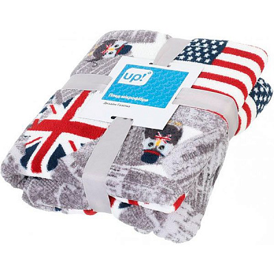 Плед мікрофібра Underprice Газетка 160x200 см