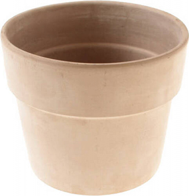 Кашпо керамическое DEROMA Перфетто круглый 0,6 л мокко 