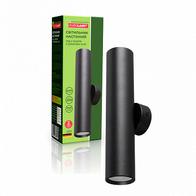 Бра Eurolamp Pure Line GU10 черный LED-BRA-2xGU10(black)