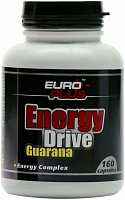 Енергетик Euro-Plus Energy Drive Guarana 160 капс. 