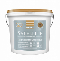 Ґрунт-фарба грунт акрилатна Kolorit Satellite база ОТ мат 2,7л 4кг 