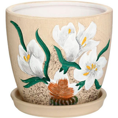 Горщик квітковий Континент JJ201418-M 15х15х13.5 см