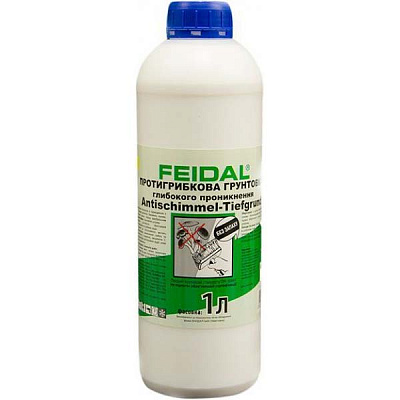 Ґрунтовка фунгіцидна Feidal Antischimmel-Tiefgrund противогрибковая 1 л