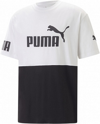 Футболка Puma PUMA POWER COLORBLOCK TEE 67332102 р.2XL белый