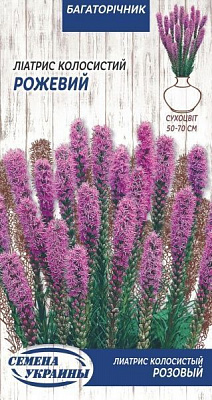 Семена Семена Украины лиатрис колосистый розовый 759500 0,2 г