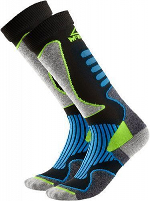 Шкарпетки McKinley New Nils jrs 205261-050 чорний синій зелений р.35-38