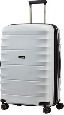 Валіза Titan L 76 112 л білий Highlight