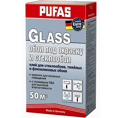 Клей для обоев PUFAS Glass 500 г