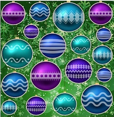 Декоративная наклейка Наш Декупаж Новогодние шары 2 листа