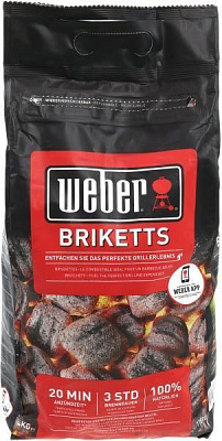 Брикеты угольные Weber Briketts 4 кг 17590