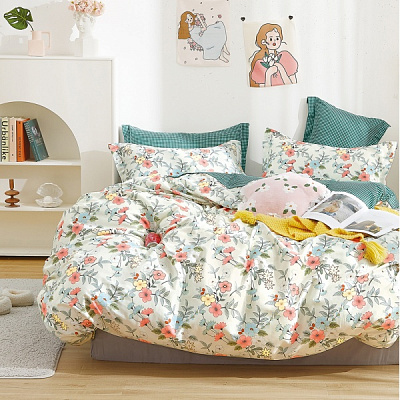 Комплект постільної білизни сімейний Крокус різнокольоровий Homeline