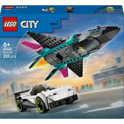 Конструктор LEGO City Реактивний літак проти автомобіля 60489