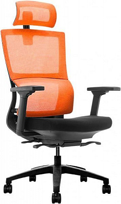 Крісло GT Racer W-89 чорно-помаранчевий