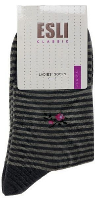 Носки ESLI CLASSIC 071 р. 23 темно-серый 