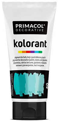 Колорант PRIMACOL DECORATIVE Краситель бирюза 40 мл