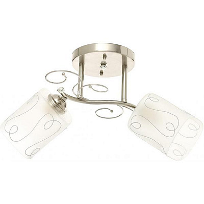 Люстра стельова Accento lighting Galaxy 2xE27 сатиновий нікель ALG-73029/2