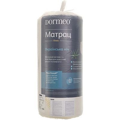 Матрас беспружинный Dormeo Украинская ночь 80x190 см