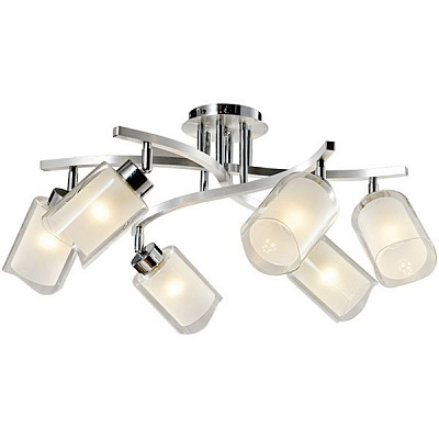 Люстра подвесная Victoria Lighting Kava/PL6 6x40 Вт E27 хром 