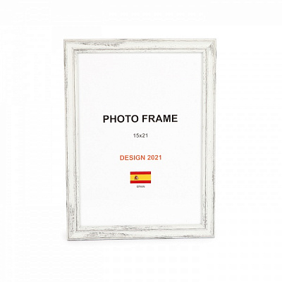 Рамка для фото 1 фото 15x21 см сірий прованс