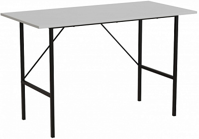 Стол Time Тайм 1200x600x16 мм белый/черный 