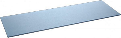 Полка стеклянная 600x200 мм синий металлик 
