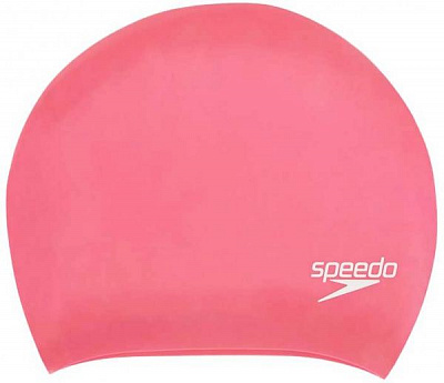 Шапочка для плавания Speedo Long Hair Cap 8-06168A064 one size розовый