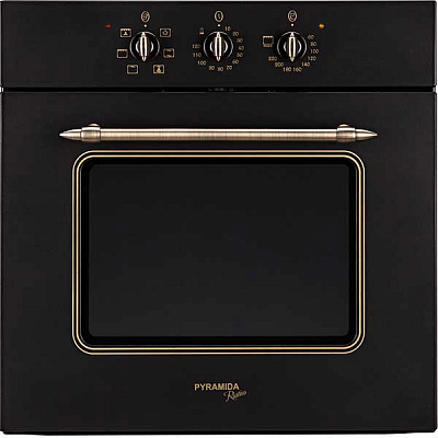 Духовой шкаф электрический Pyramida F 64 ER black Rustico