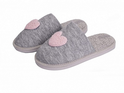 Тапки домашние Twins HS-OZ с декором р.38/39 серый 