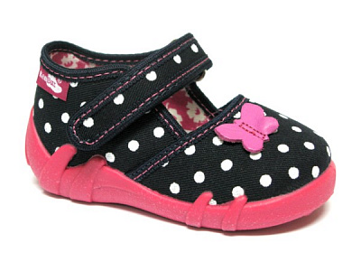 Капці дитячі RenBut Метелик р.21 темно-синій 13-105_P-1010-21