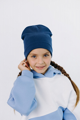Шапка дитячі Obzor р.M синій 100