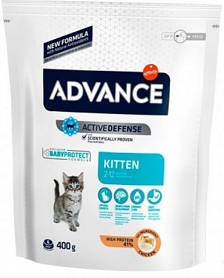 Корм Advance Kitten с курицей и рисом 400 г