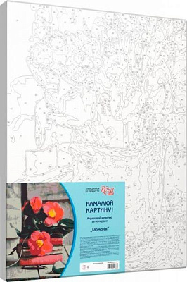 Набір стандарт акриловий живопис за номерами Гармонія Rosa Start