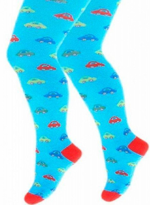 Колготки детские Giulia D017 LITTLE KIDS blue р.98-104 голубой 