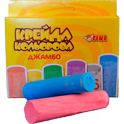 Набір крейди Jumbo 6 шт. 51517-TK Тікі