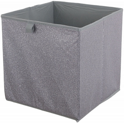 Ящик картонний складаний SO04070-1 Glitter сірий 300x300x300 мм