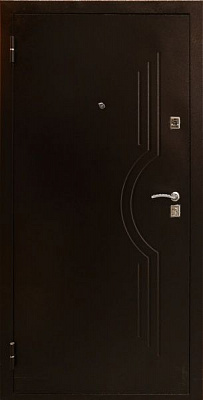 Дверь входная Y1S03C56+M03C темно-коричневый 2050x960мм правая