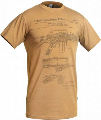 Футболка P1G-Tac M16/AR15 Rifle Legend р. S UA281-29891-CB-M16 Coyote Brown