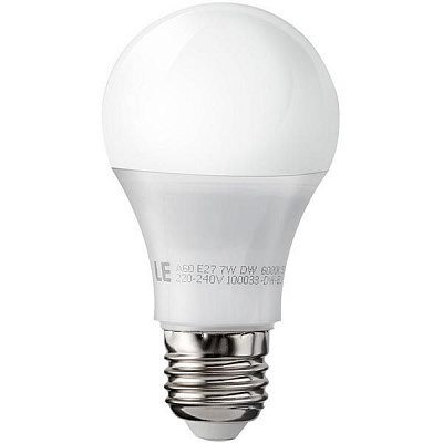 Лампа LED Eurolamp Еко A60 7 Вт E27 3000K тепле світло