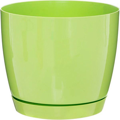 Вазон пластиковий Form Plastic Тоскана Кругла-19 круглий 4,4л салатовий (0744-007)