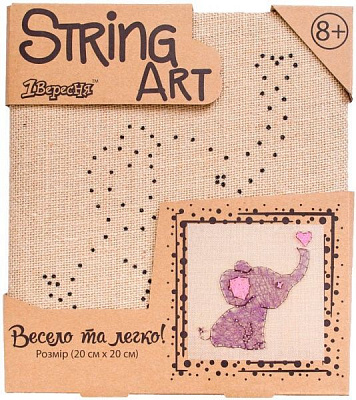 Набір для творчості стрінг-арт Слоник 1 вересня