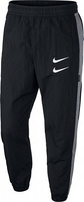 Брюки Nike M NSW SWOOSH PANT WVN CJ4877-010 р. L черный