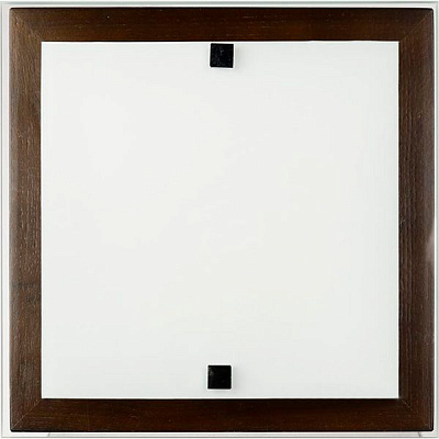 Світильник настінно-стельовий Декора Шервуд 21800 1x60 Вт E27 горіх