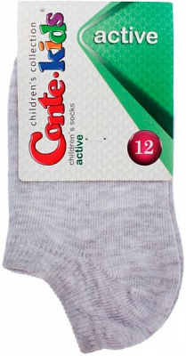 Шкарпетки дитячі Conte-Kids ACTIVE 000 17С-63СП р.12 світло-сірий