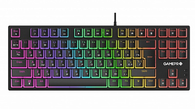 Клавиатура игровая GamePro MK80R Red Switch RGB (MK80R) black 