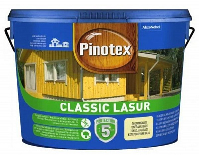 Деревозащитное средство Pinotex Classic Lasur калужница мат 3 л