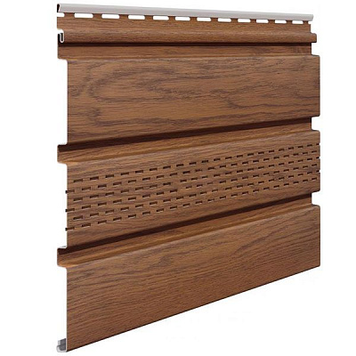 Панель-софіт VOX перфорована 3х0,3 м 0,9 кв.м дуб золотий SV-07