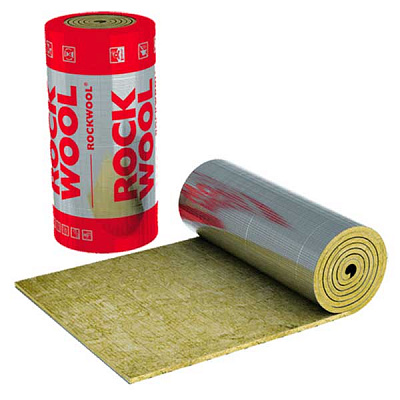 Базальтовая вата ROCKWOOL ALU LAMELLA MAT 20 мм 10 кв.м