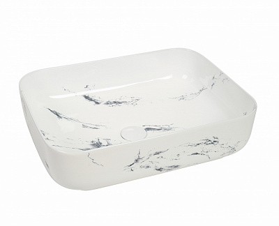 Умивальник Mixxen Atlanta білий-мармур 50x40x13,5см MXWE0824CU